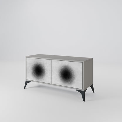 BLACK HOLE Compact 2-Door TV Cabinet
