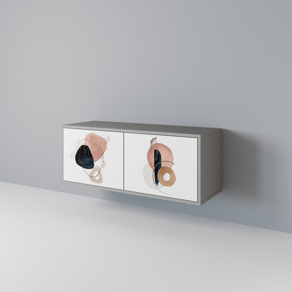 COLORFUL SHAPES Compact 2-Door TV Cabinet