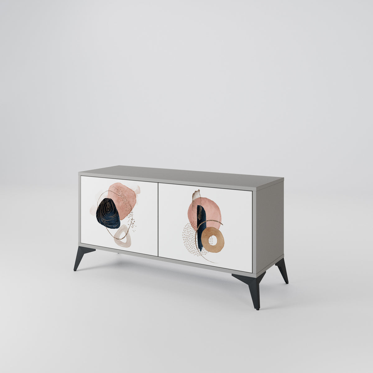COLORFUL SHAPES Compact 2-Door TV Cabinet