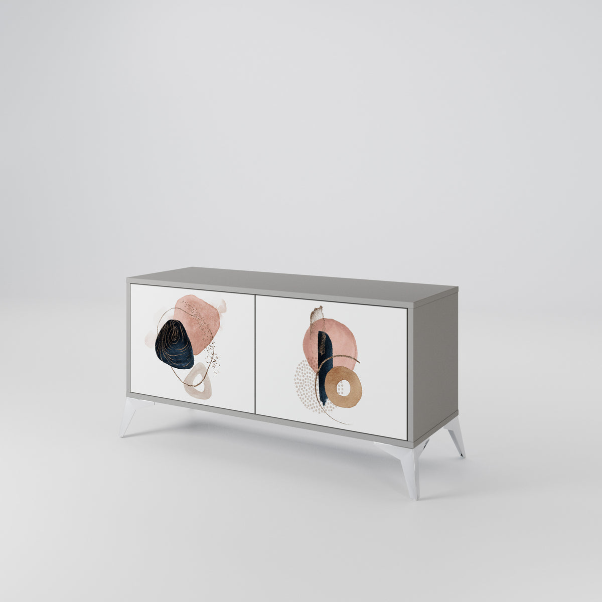 COLORFUL SHAPES Compact 2-Door TV Cabinet
