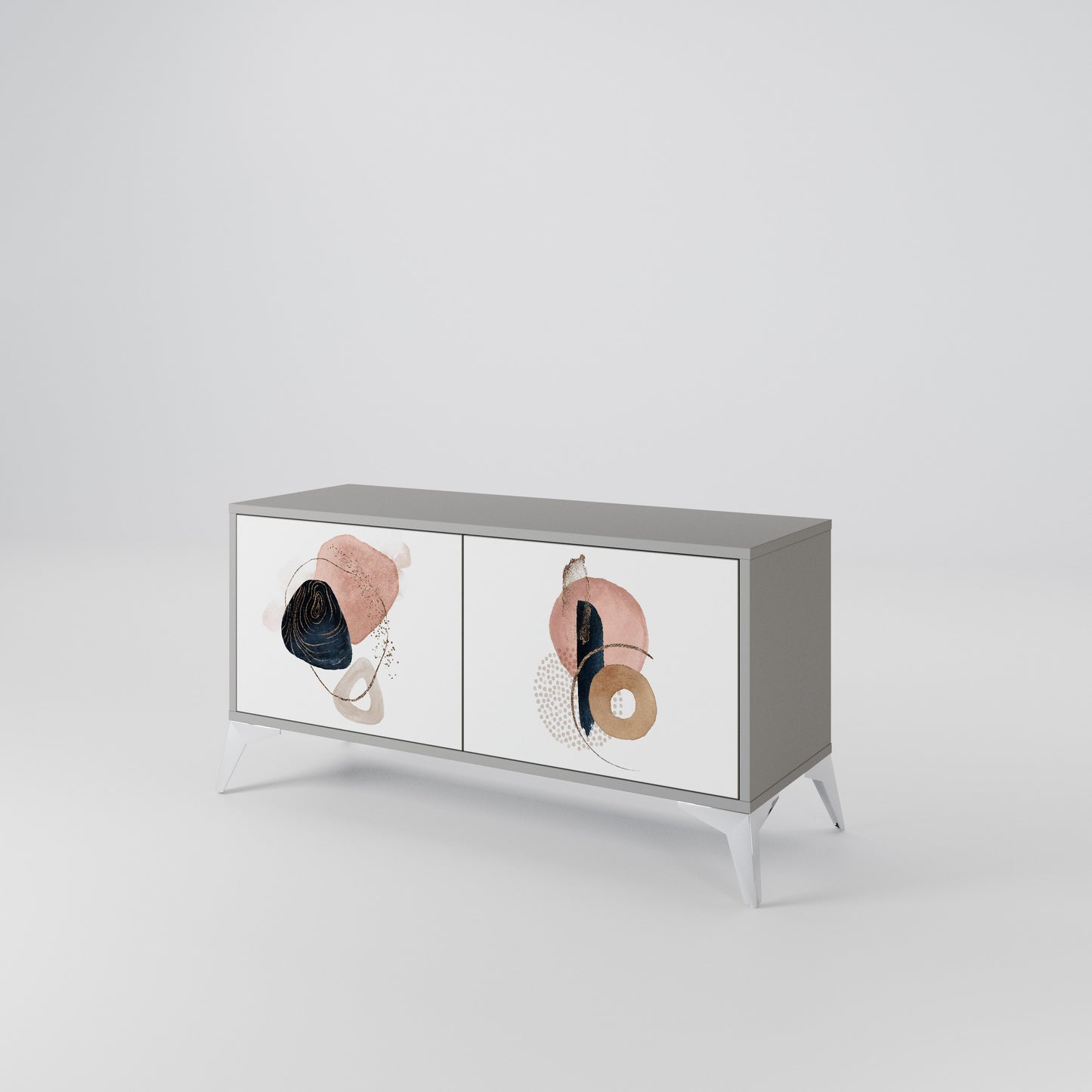 COLORFUL SHAPES Compact 2-Door TV Cabinet