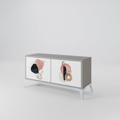 COLORFUL SHAPES Compact 2-Door TV Cabinet