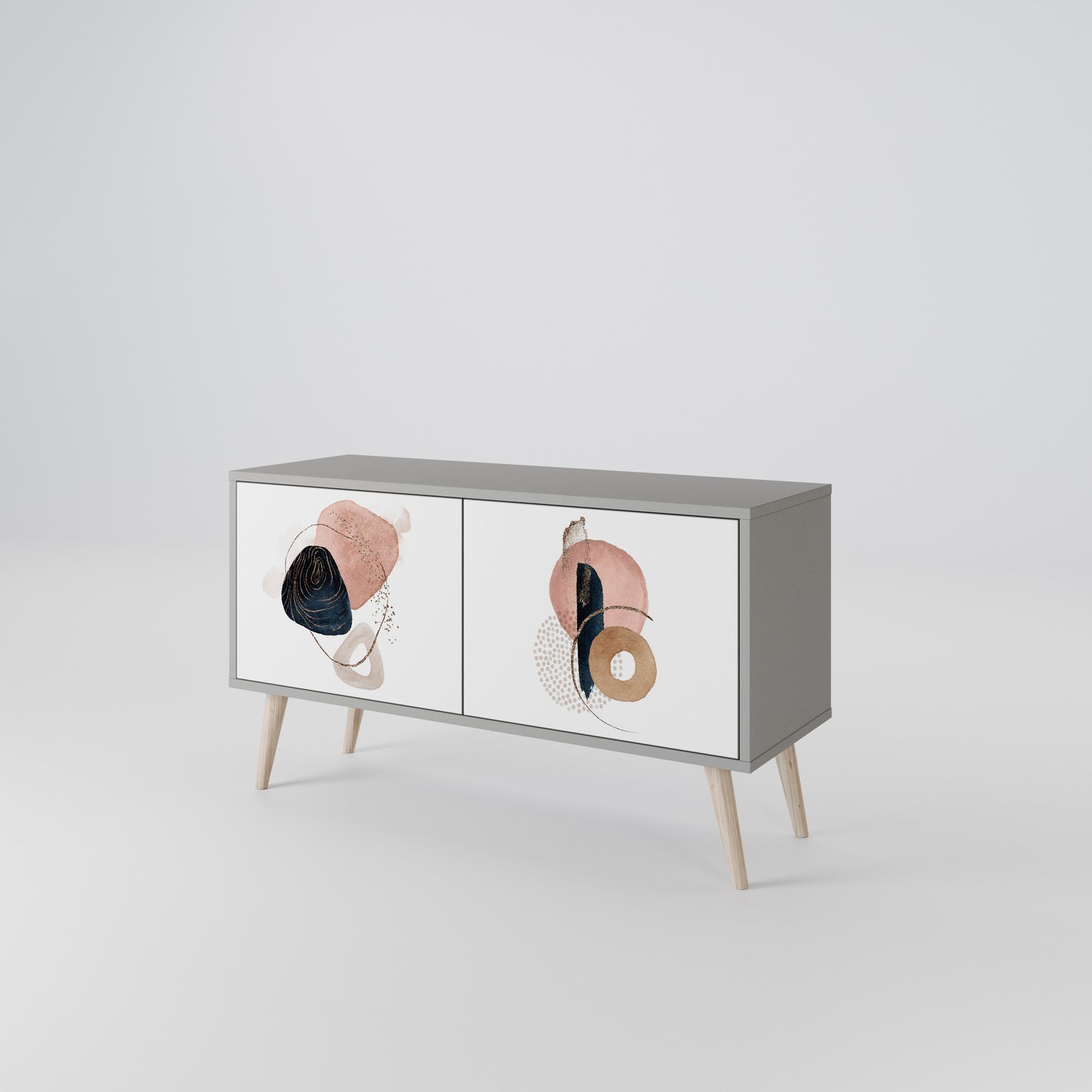 COLORFUL SHAPES Compact 2-Door TV Cabinet