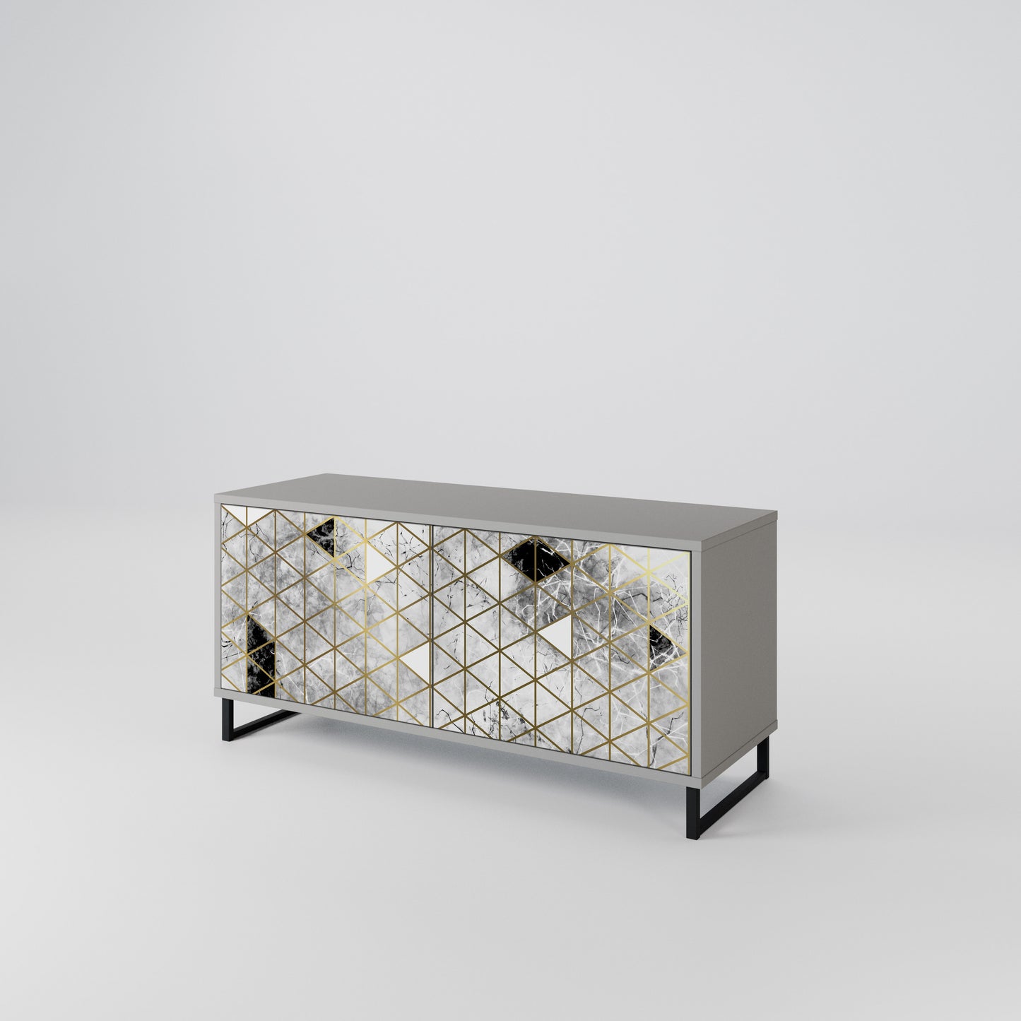 ASHEN ARIA Compact 2-Door TV Cabinet