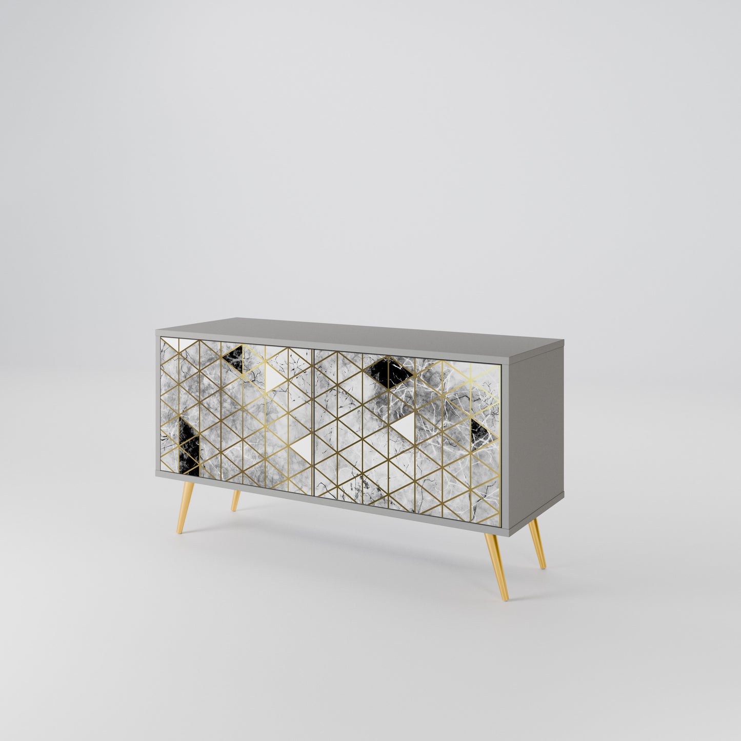 ASHEN ARIA Compact 2-Door TV Cabinet