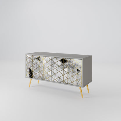 ASHEN ARIA Compact 2-Door TV Cabinet