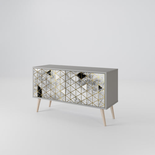 ASHEN ARIA Compact 2-Door TV Cabinet