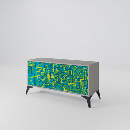 NOSTALGIC MEMORIES Compact 2-Door TV Cabinet