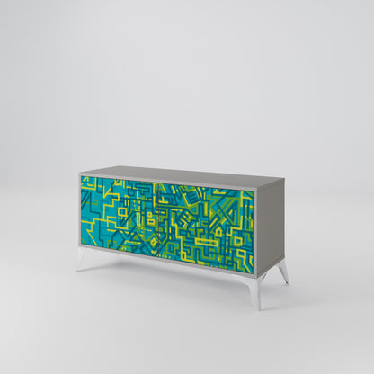 NOSTALGIC MEMORIES Compact 2-Door TV Cabinet