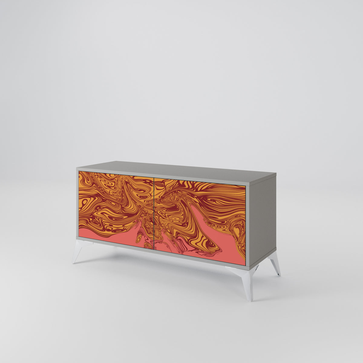 FLOATING THOUGHTS Compact 2-Door TV Cabinet