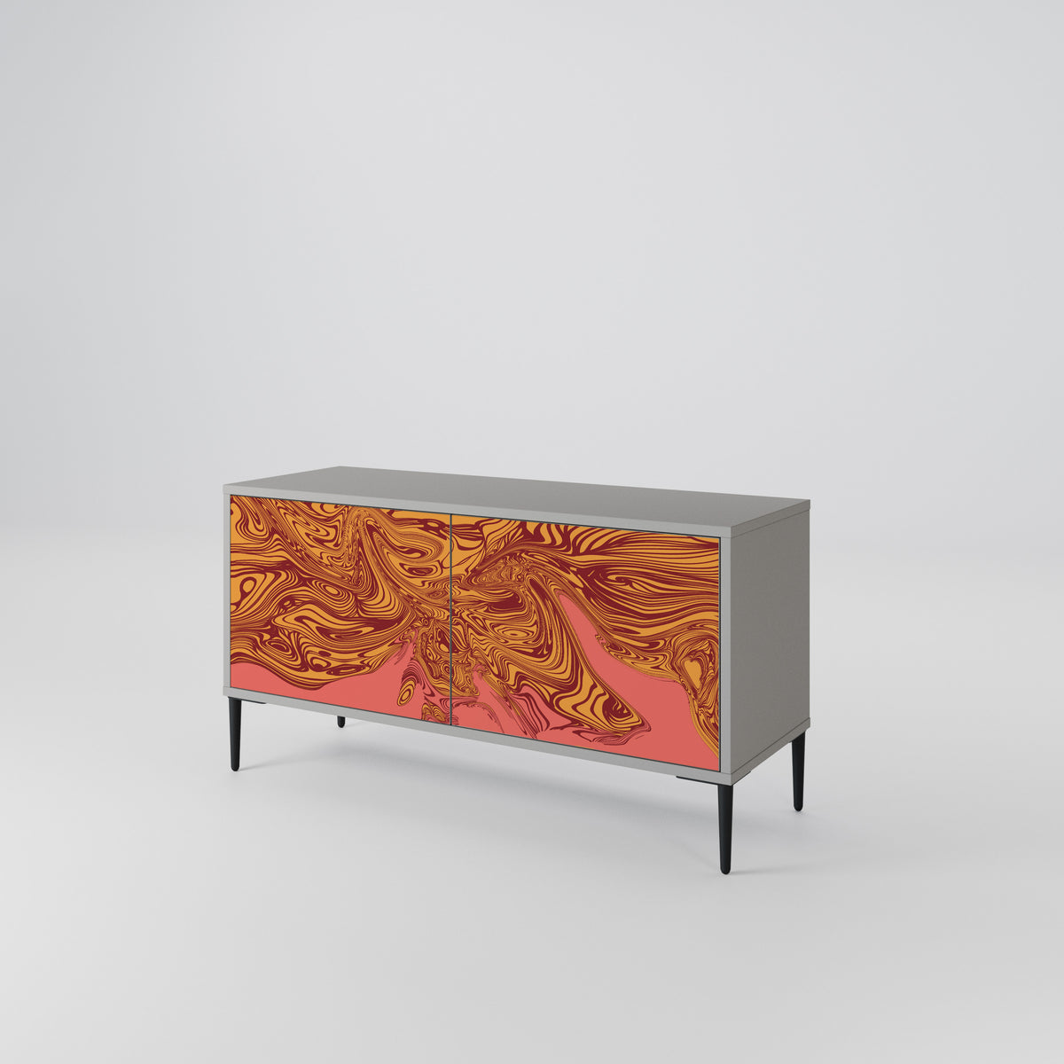 FLOATING THOUGHTS Compact 2-Door TV Cabinet