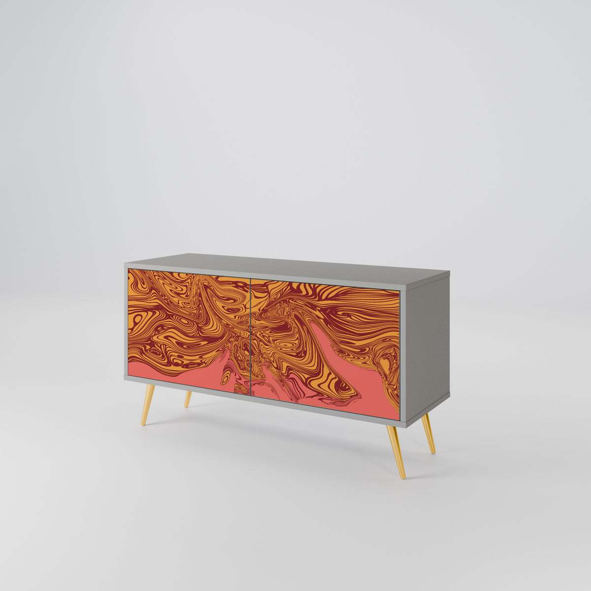 FLOATING THOUGHTS Compact 2-Door TV Cabinet