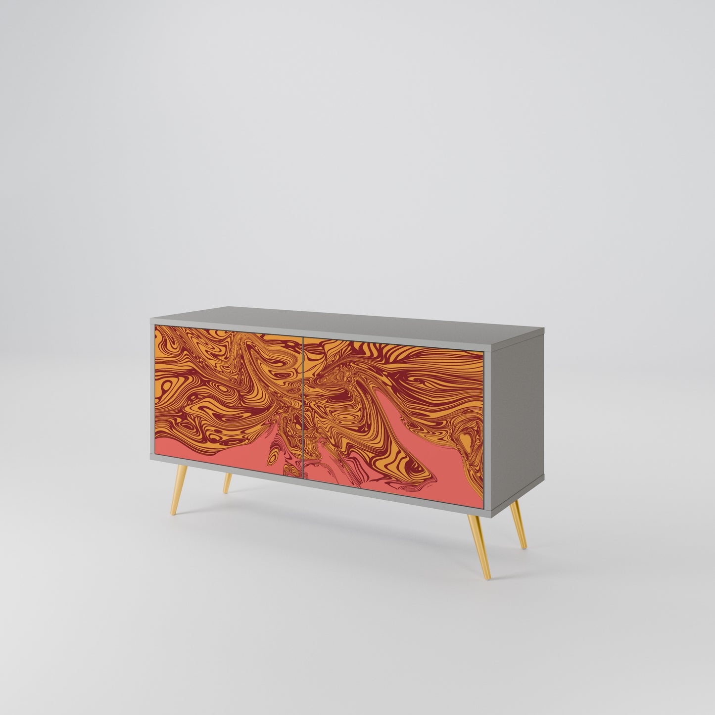 FLOATING THOUGHTS Compact 2-Door TV Cabinet