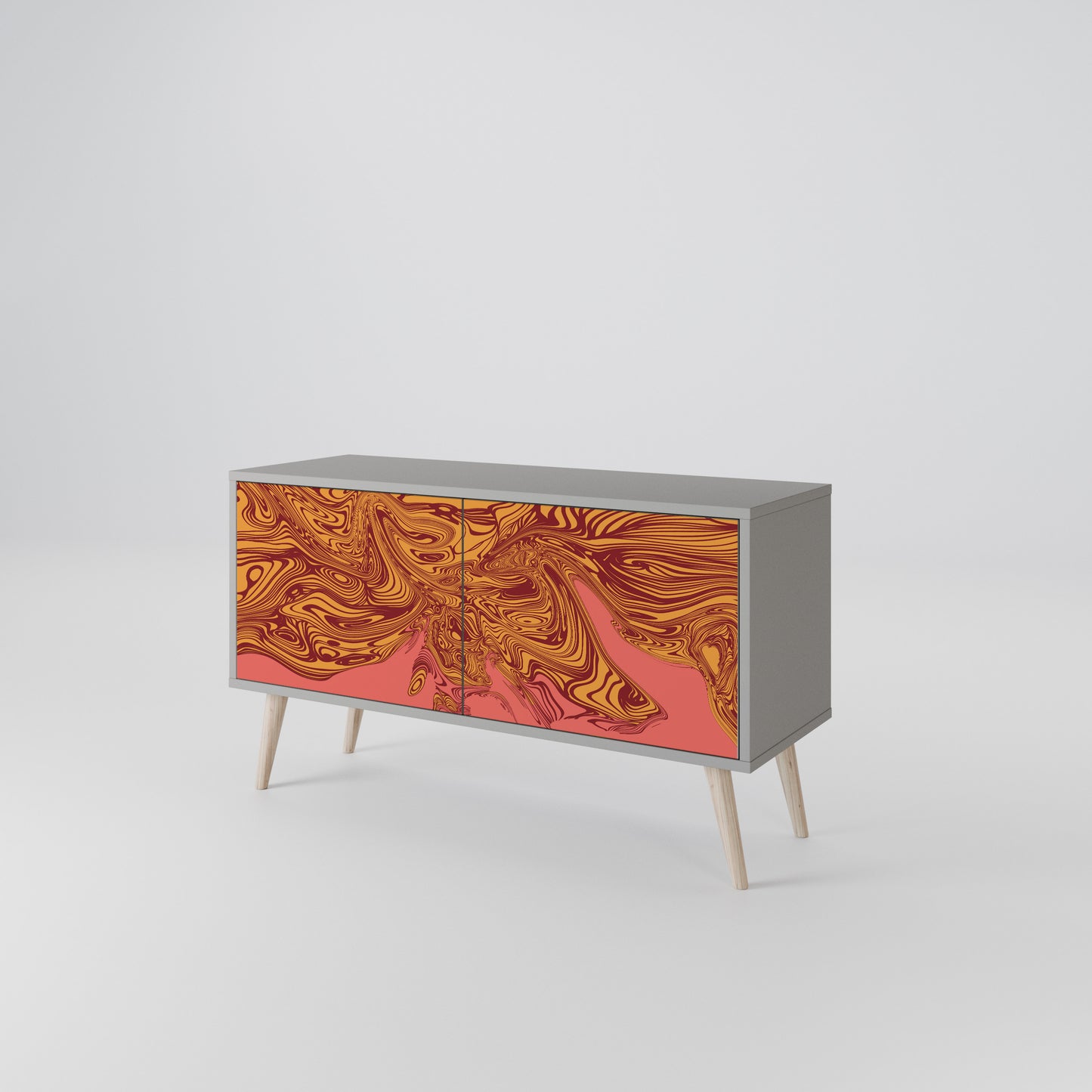 FLOATING THOUGHTS Compact 2-Door TV Cabinet