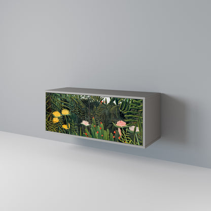 VIRGIN FOREST WITH SUNSET Compact 2-Door TV Cabinet