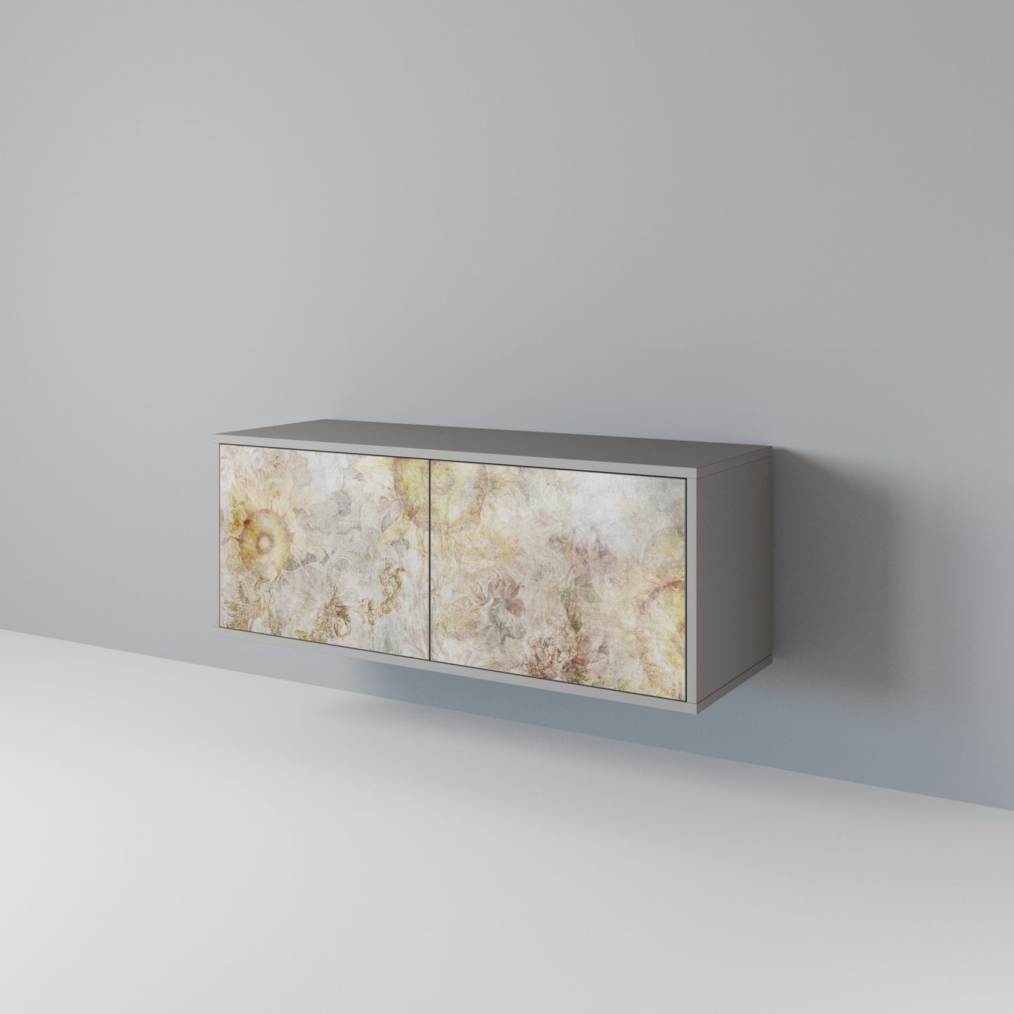 SUNFLOWER BLUR Compact 2-Door TV Cabinet