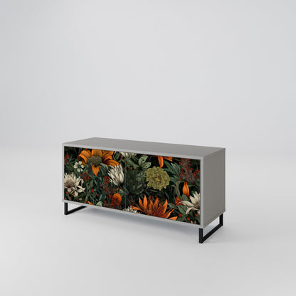 MIDNIGHT SPROUT Compact 2-Door TV Cabinet