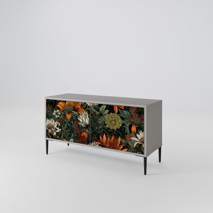 MIDNIGHT SPROUT Compact 2-Door TV Cabinet