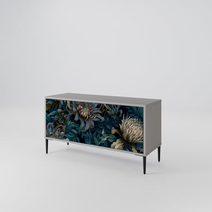 TWILIGHT BLOOM Compact 2-Door TV Cabinet