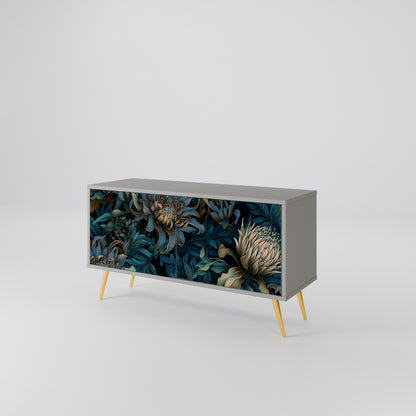 TWILIGHT BLOOM Compact 2-Door TV Cabinet