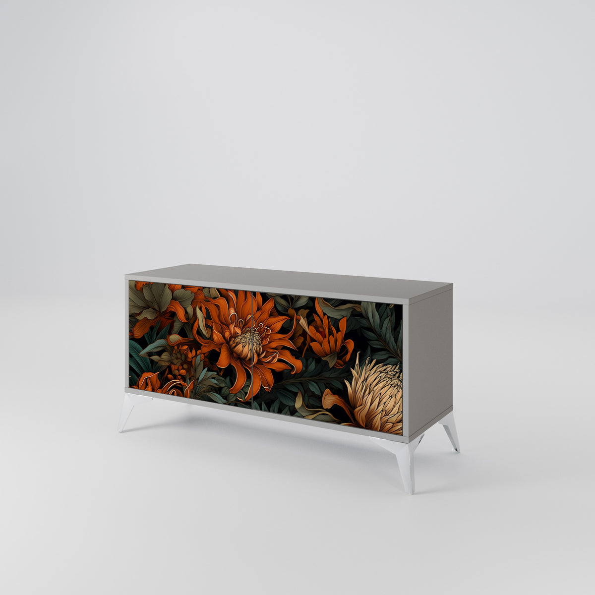 DAWN BLOOM Compact 2-Door TV Cabinet