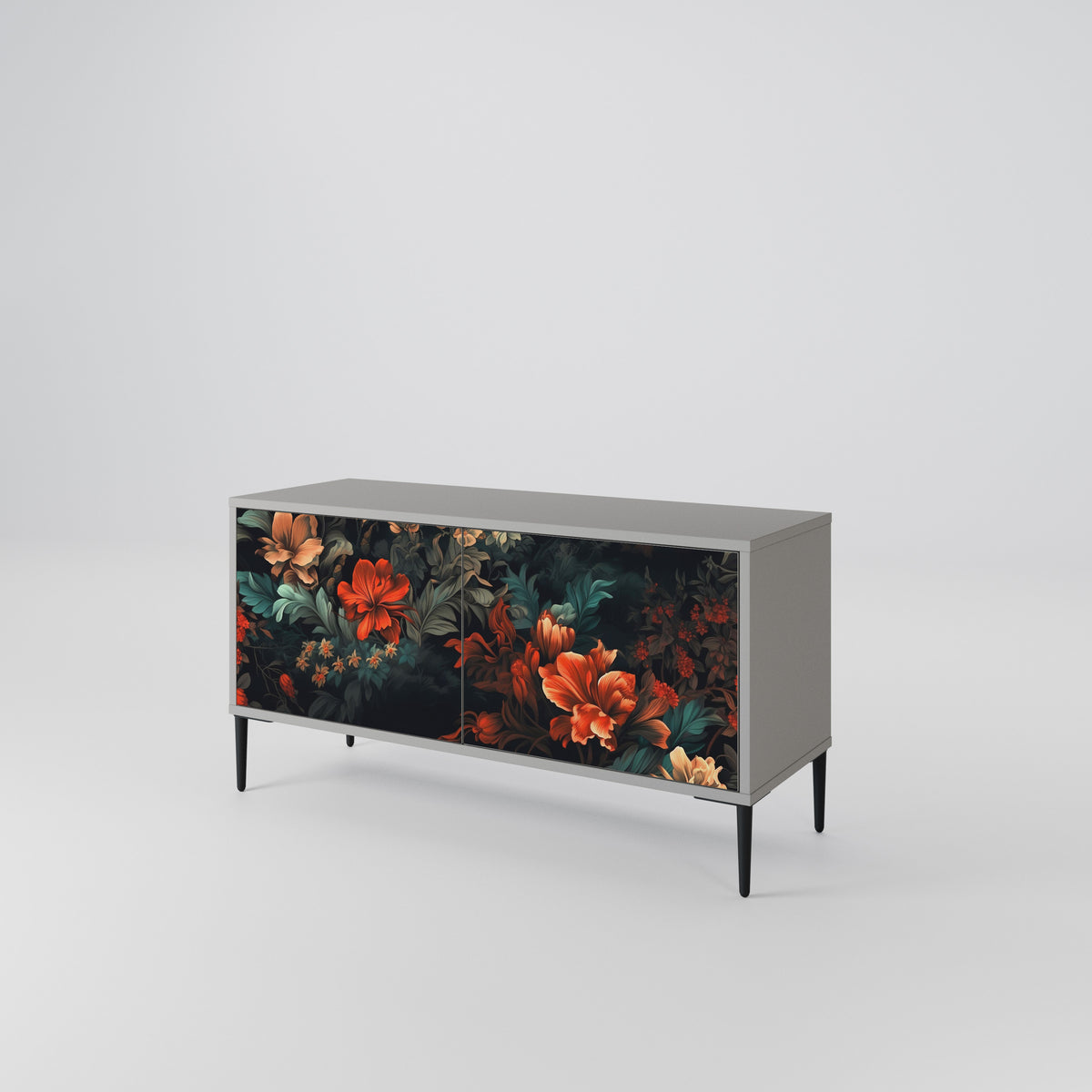 IMAGINARY BLOSSOM Compact 2-Door TV Cabinet