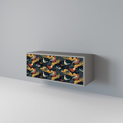 FOWLY DAZE Compact 2-Door TV Cabinet