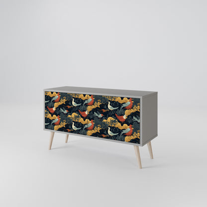 FOWLY DAZE Compact 2-Door TV Cabinet