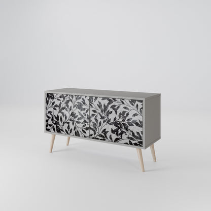 CHARCOAL SPROUT Compact 2-Door TV Cabinet