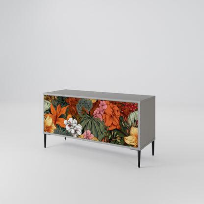 RADIANT FLORA Compact 2-Door TV Cabinet