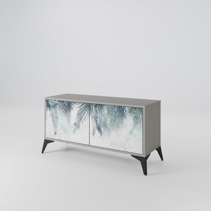 PALM VEIL Compact 2-Door TV Cabinet