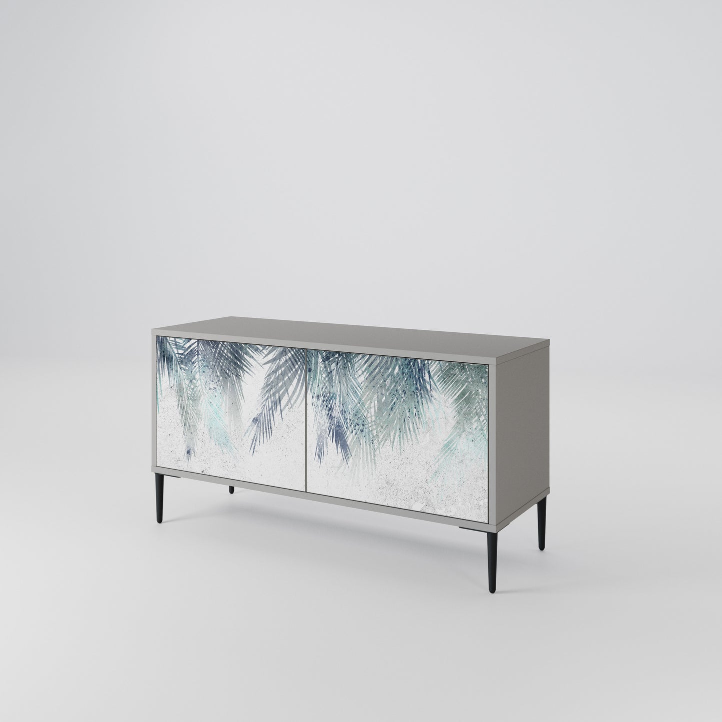 PALM VEIL Compact 2-Door TV Cabinet