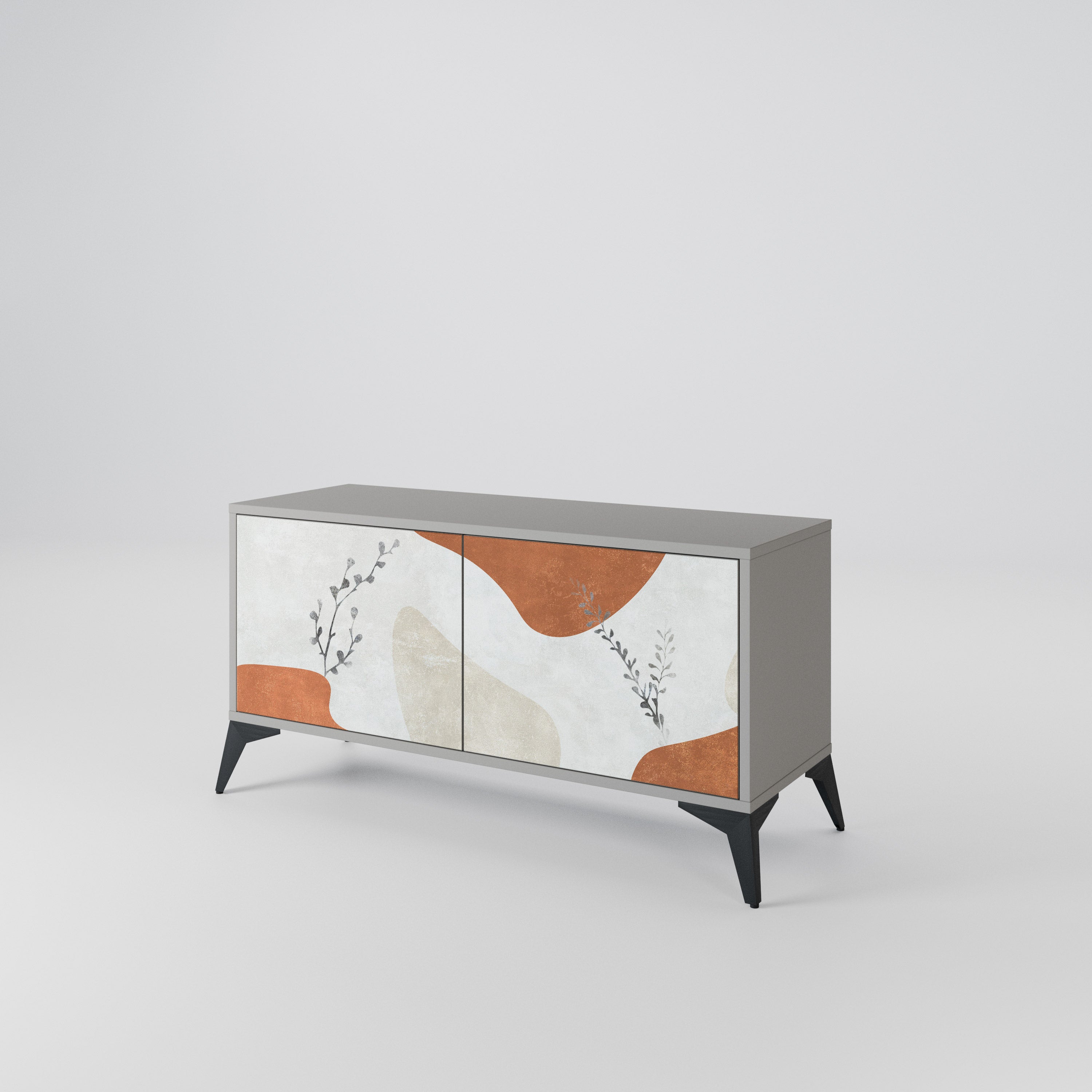 TRANQUIL TWIG Compact 2-Door TV Cabinet