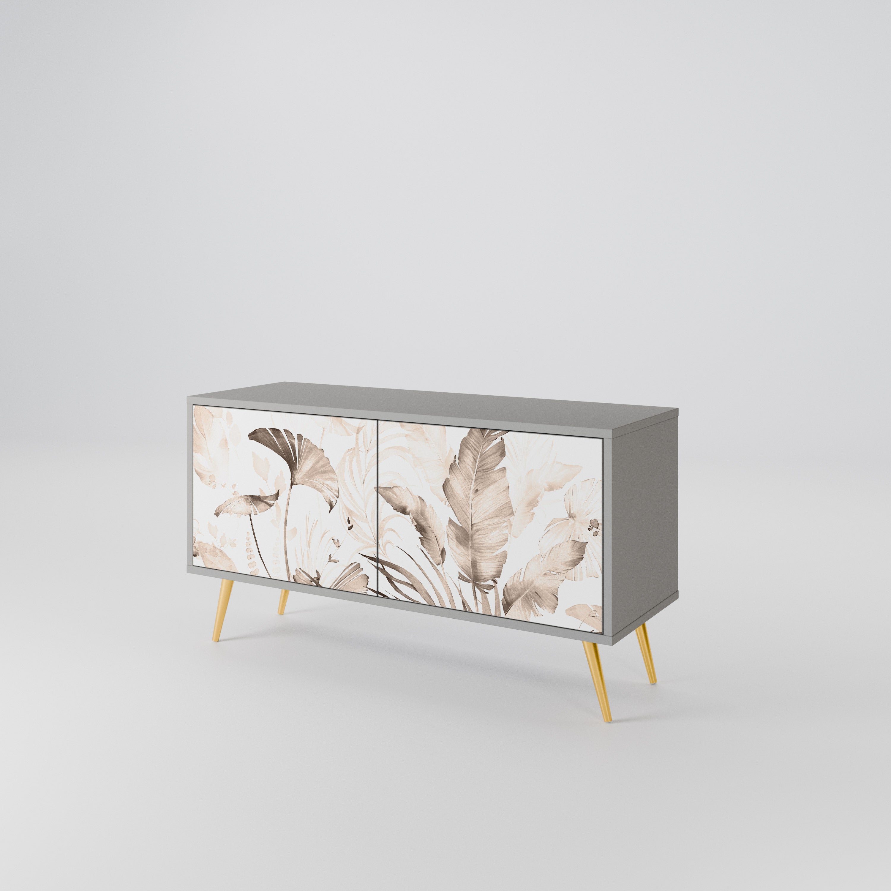 WILD TENDERNESS Compact 2-Door TV Cabinet