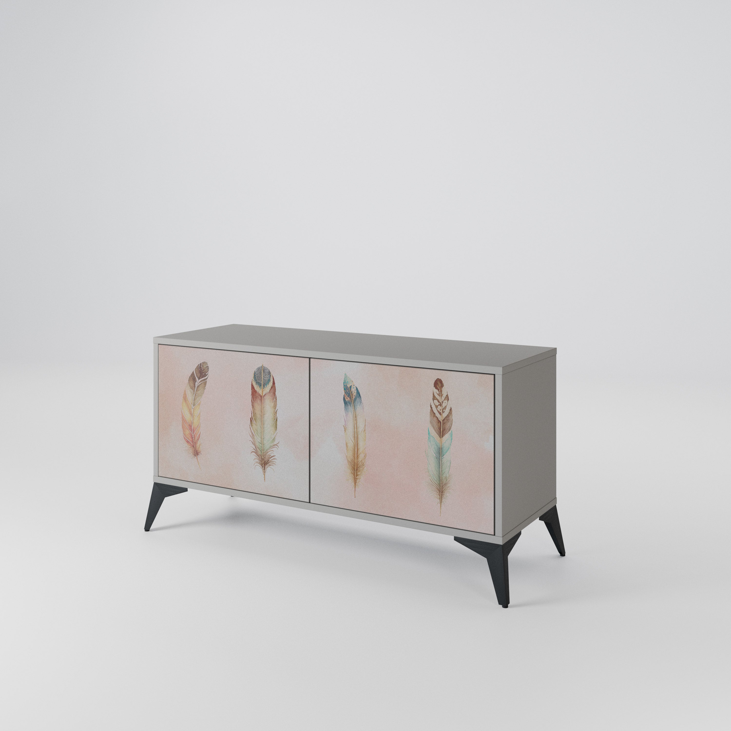 THE DELIQUESCE Compact 2-Door TV Cabinet