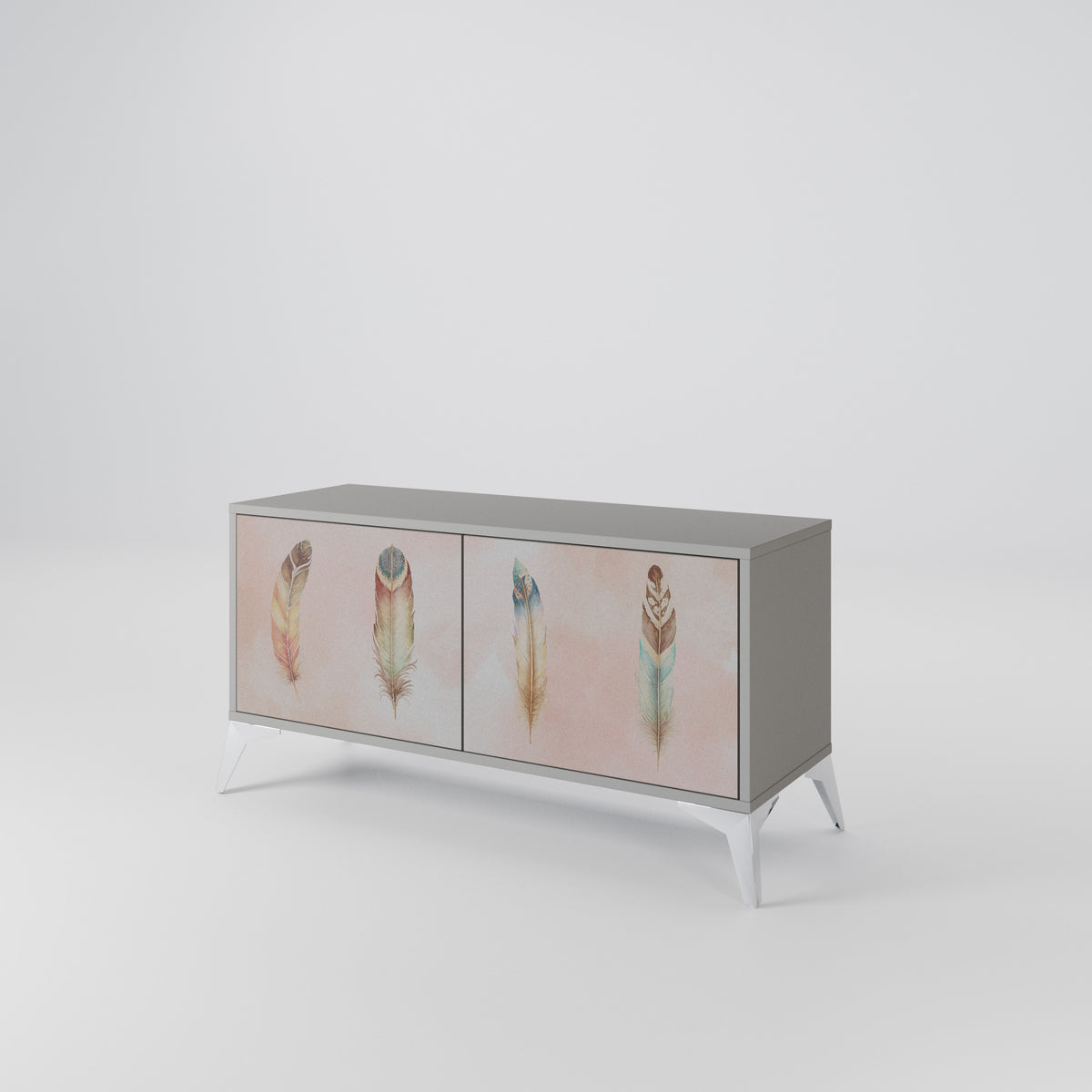 THE DELIQUESCE Compact 2-Door TV Cabinet