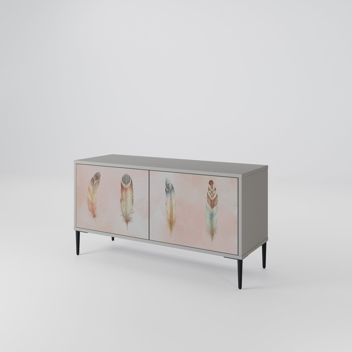 THE DELIQUESCE Compact 2-Door TV Cabinet