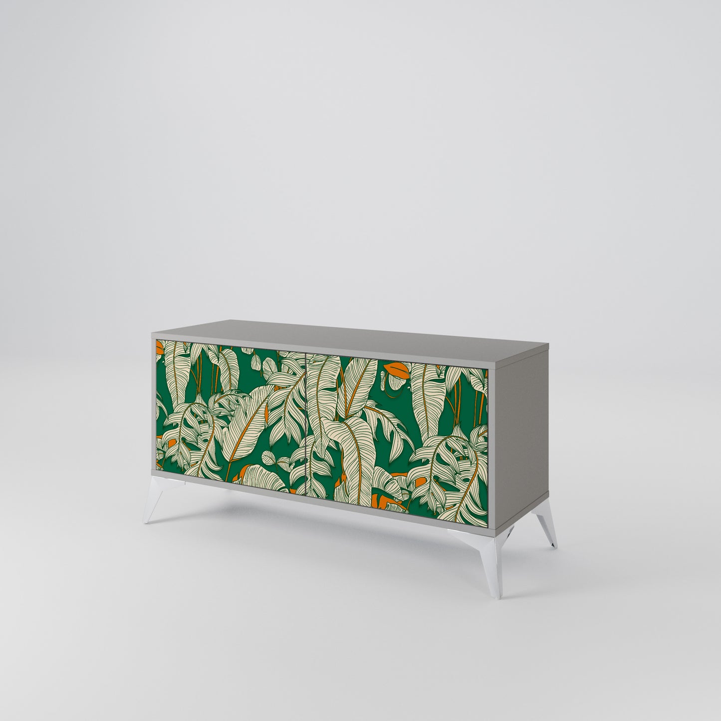 VERDANT PLEASURES Compact 2-Door TV Cabinet