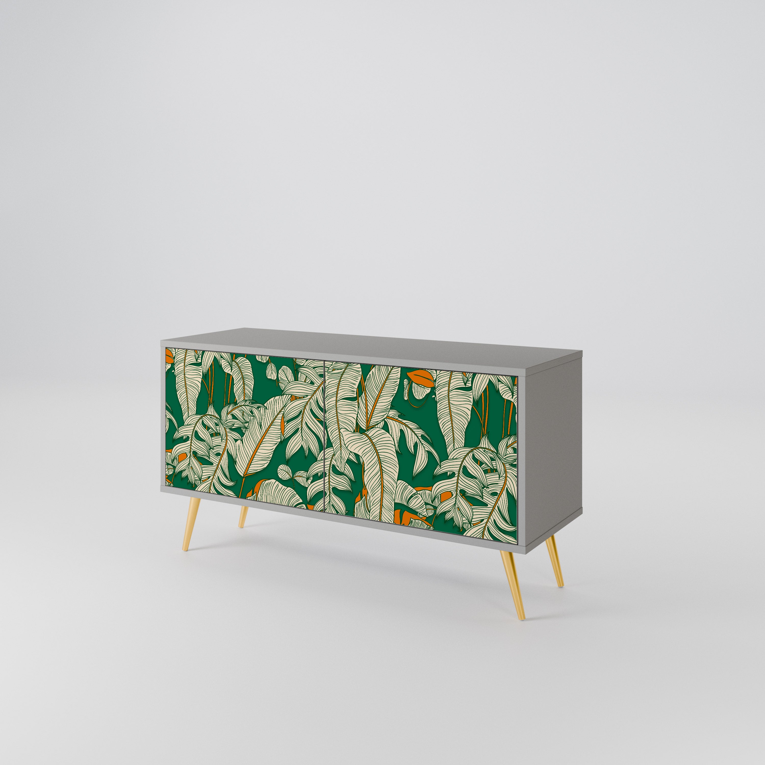 VERDANT PLEASURES Compact 2-Door TV Cabinet