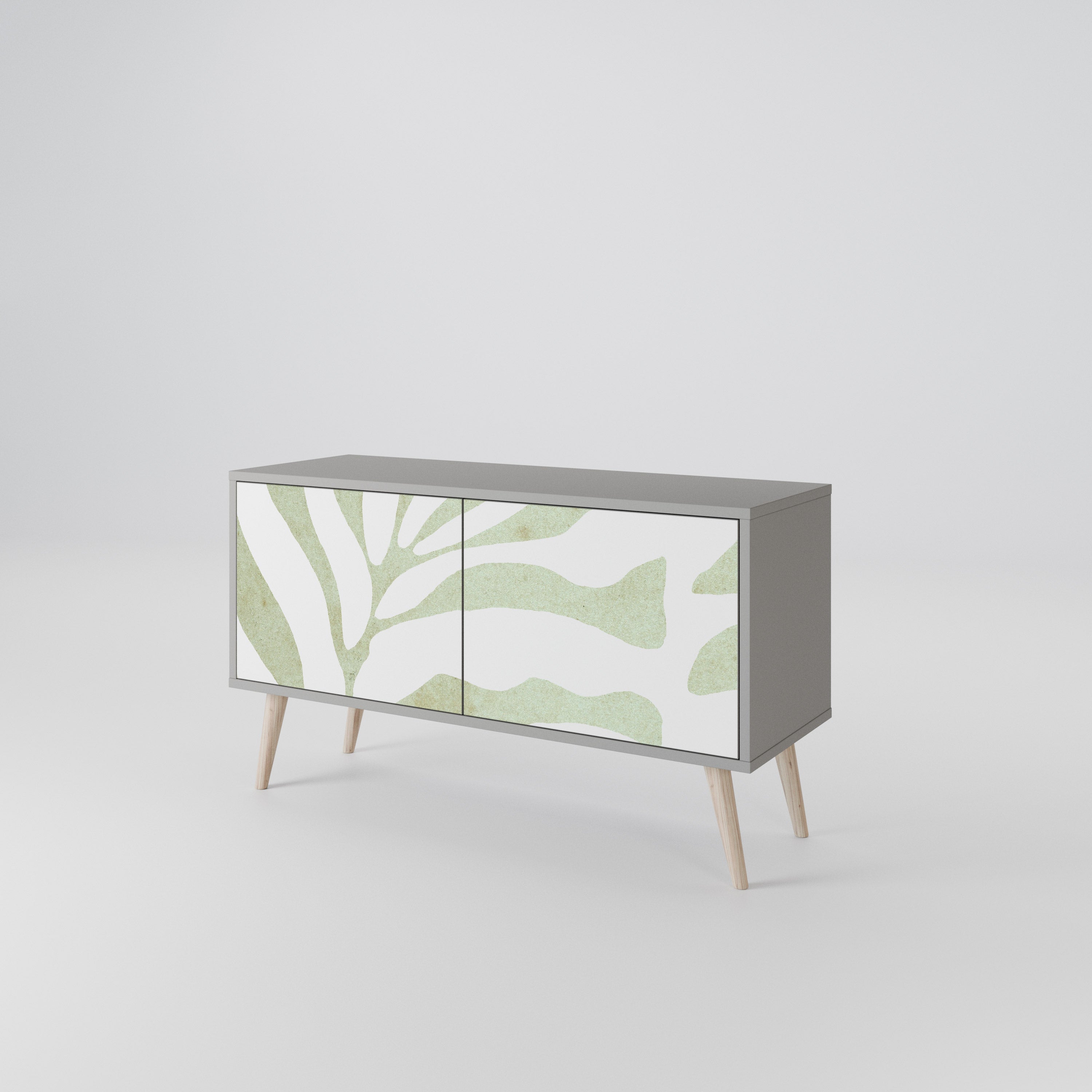 BOTANICAL SPARK Compact 2-Door TV Cabinet