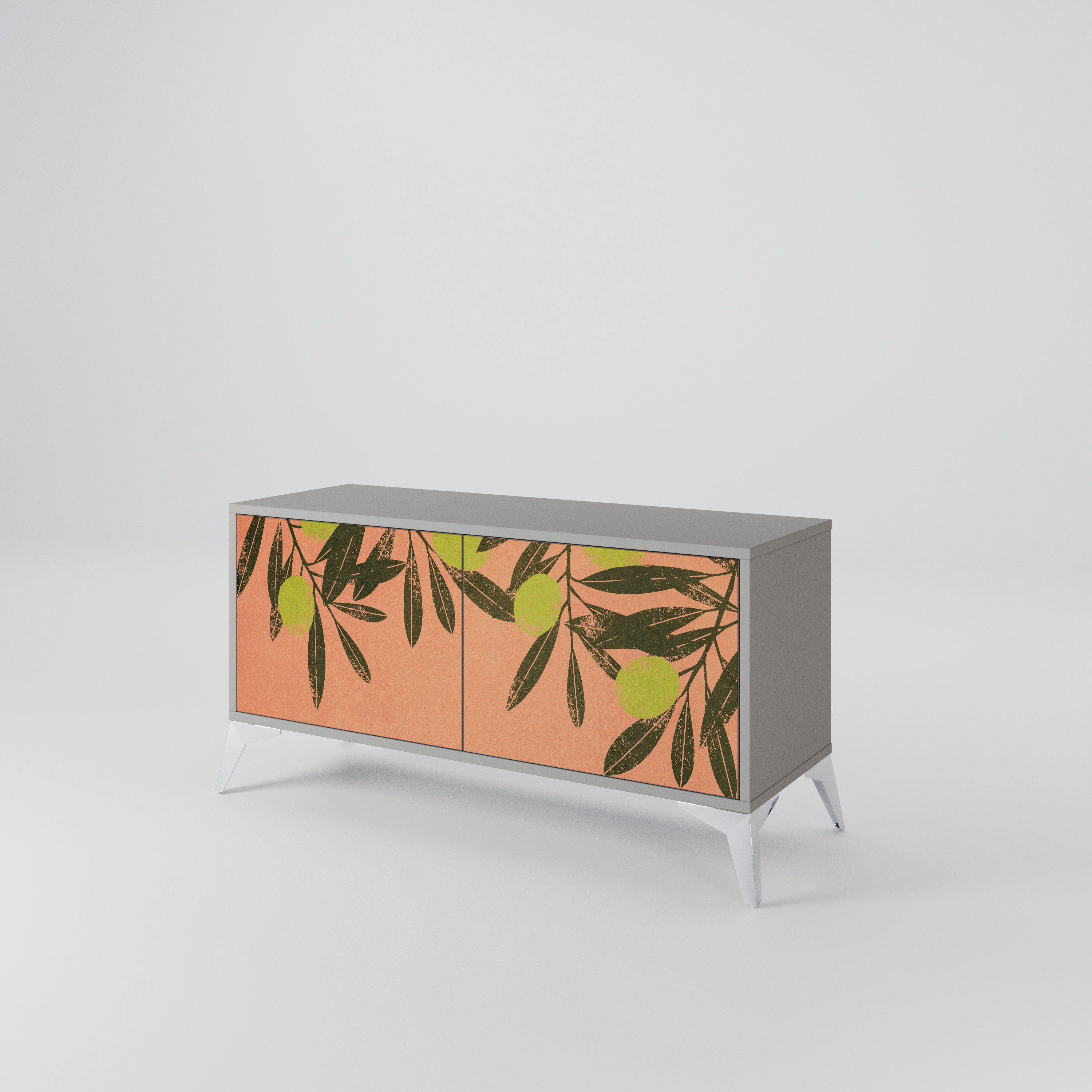 JUICY OLIVES Compact 2-Door TV Cabinet