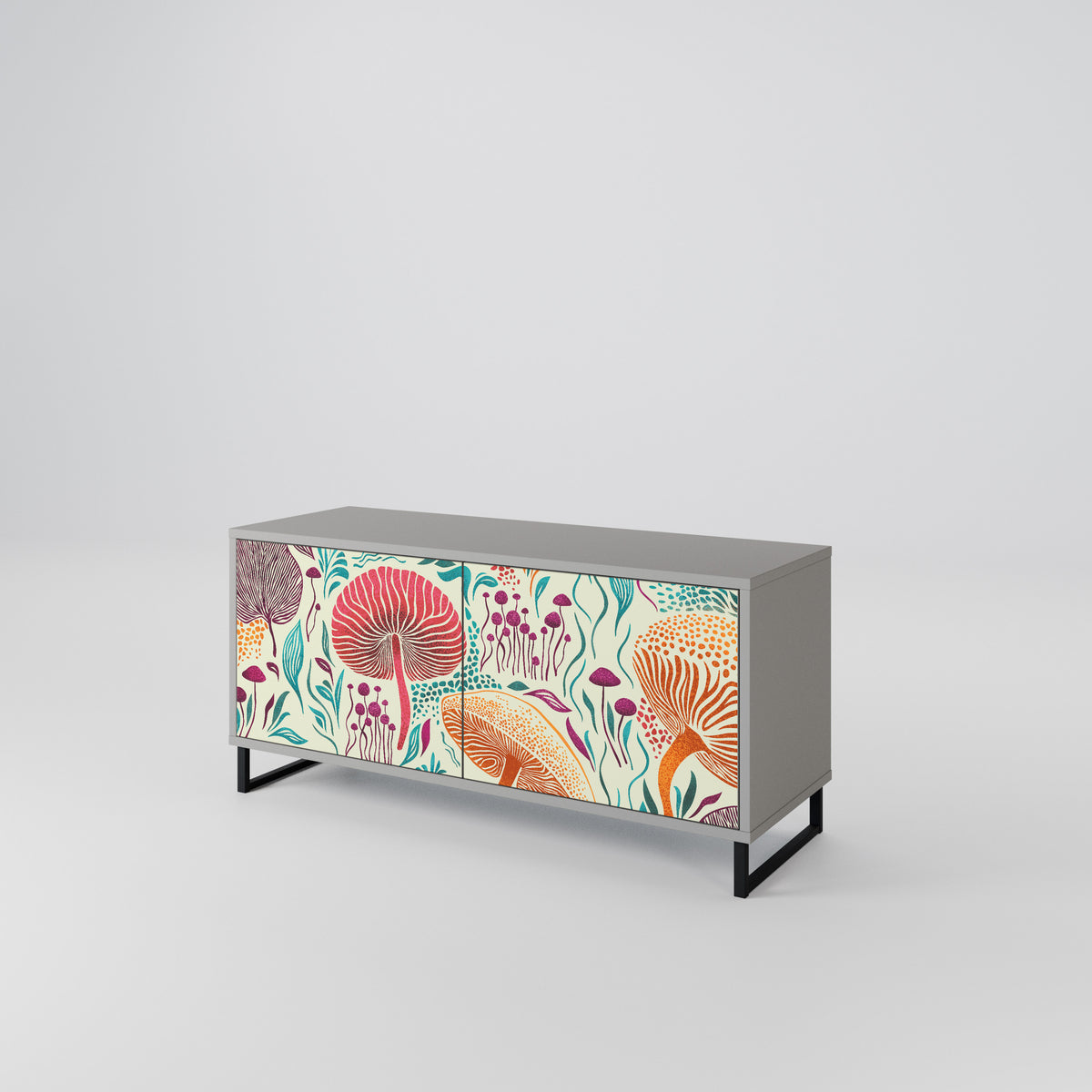 FUNGUS FANTASY Compact 2-Door TV Cabinet