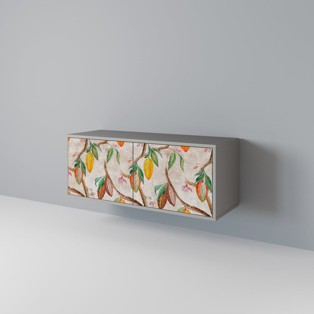 COCOA FRUITS Compact 2-Door TV Cabinet