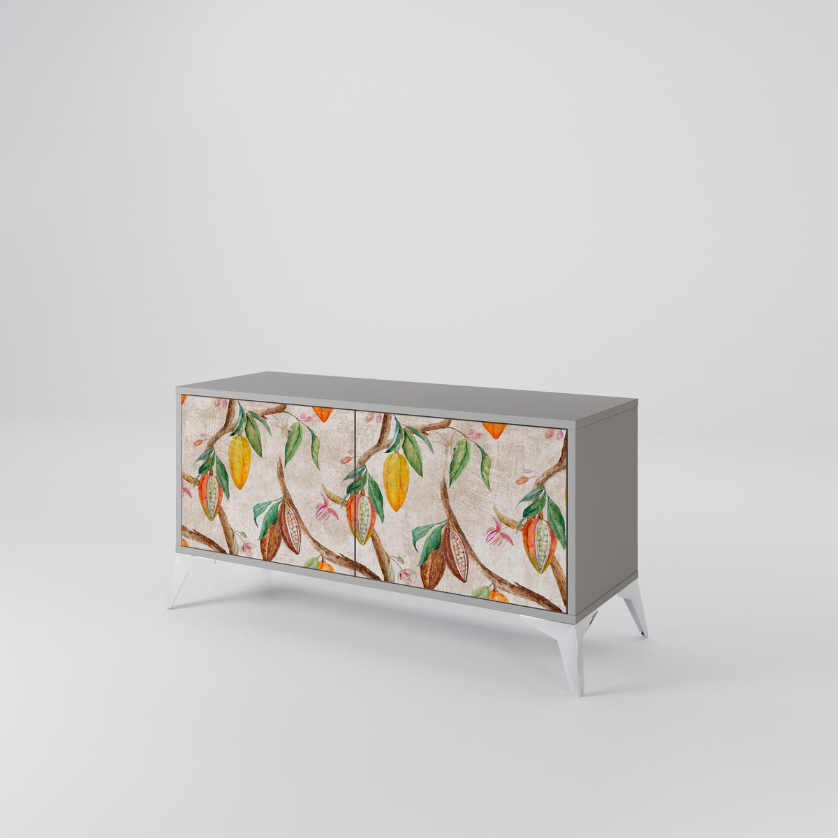 COCOA FRUITS Compact 2-Door TV Cabinet