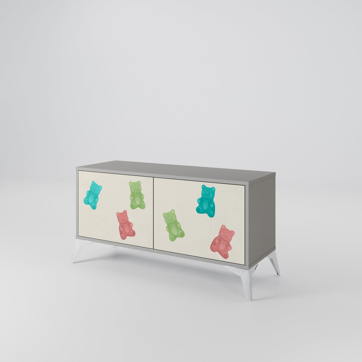 GUMMY BEARS Compact 2-Door TV Cabinet