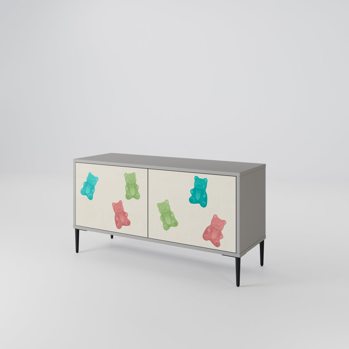 GUMMY BEARS Compact 2-Door TV Cabinet