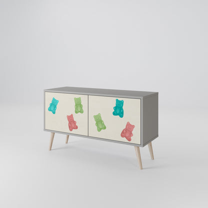 GUMMY BEARS Compact 2-Door TV Cabinet