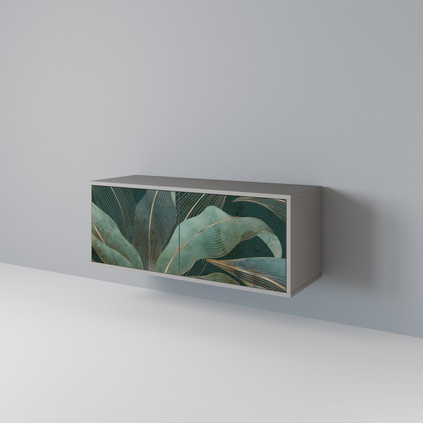 ROYAL GREEN Compact 2-Door TV Cabinet