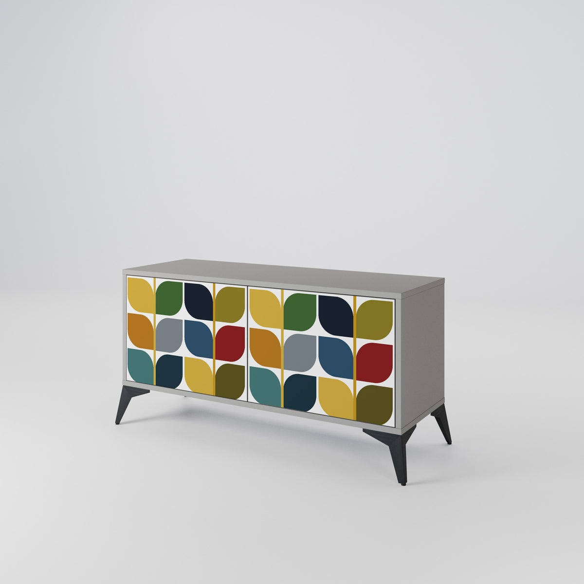 WEIGHTLESS HOURS Compact 2-Door TV Cabinet