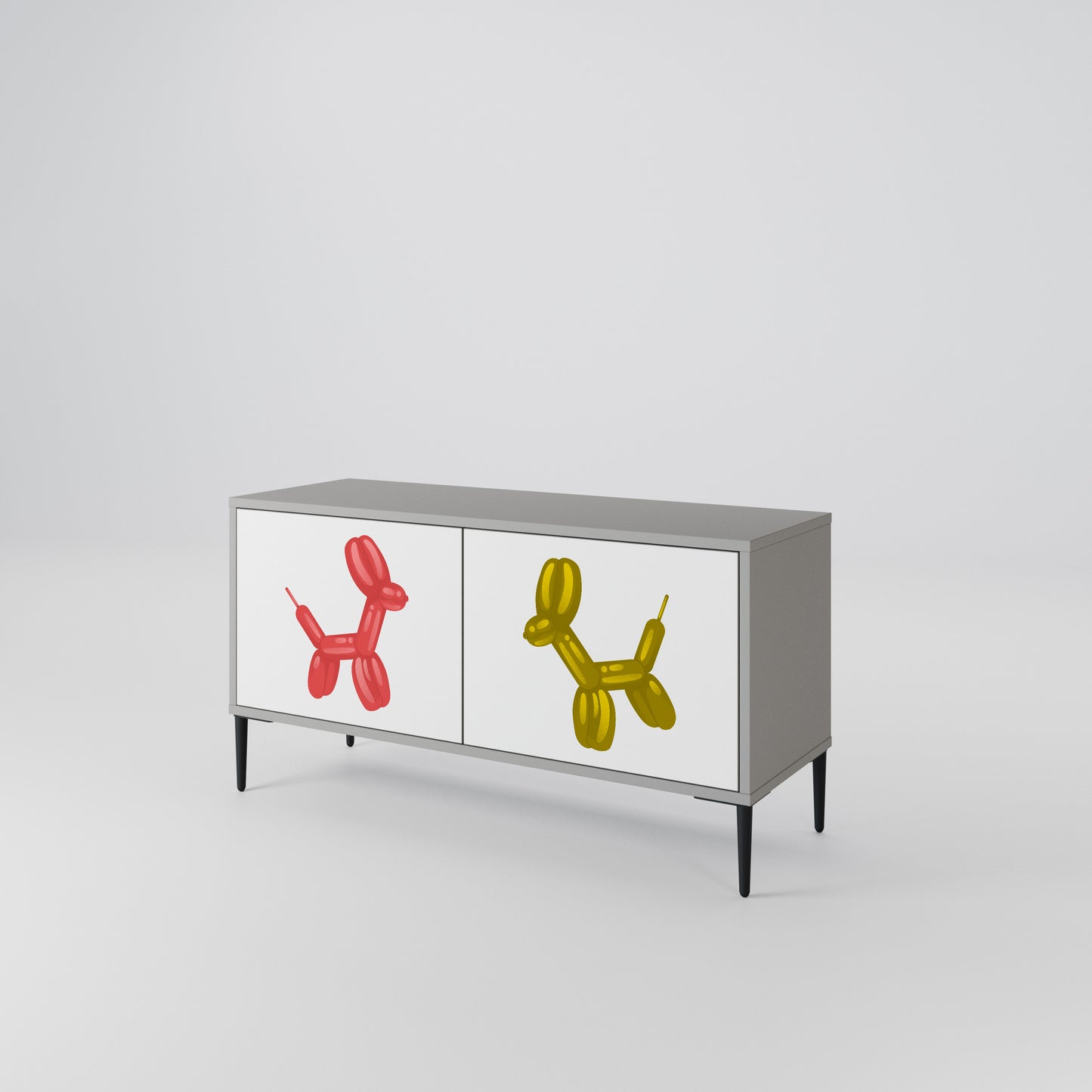 CHILDHOOD MEMORY Compact 2-Door TV Cabinet